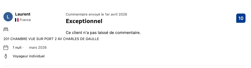 avis booking mars 2026